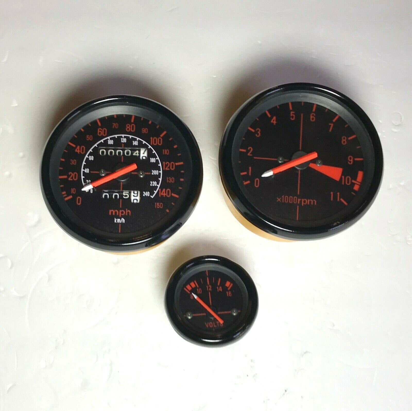 Honda CBX 1000  tachometer and speedometer restoration better th