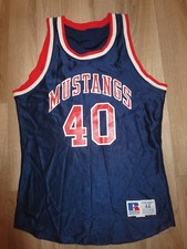 SMU Southern Methodist University Mustangs Basketball Team Game Worn Jersey 44