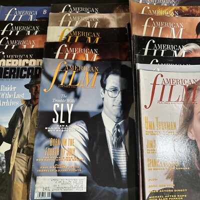 AMERICAN FILM Magazines * Lot of 22 * 1989 & 1990 COMPLETE * ULTIMAT ADS #AMC-31