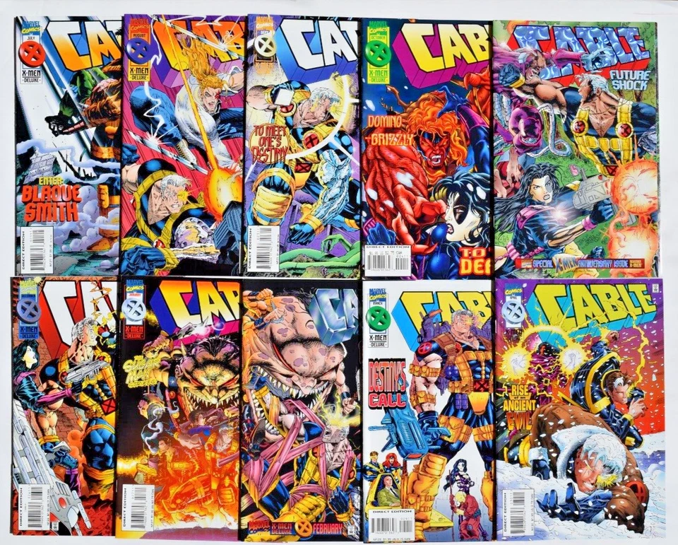CABLE (1993) 76 ISSUE COMIC RUN #1-76 MARVEL COMICS - Image 3 of 4