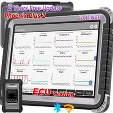 TOPDON Phoenix Plus 2 Bidirectional Car Diagnostic Scan Tool Auto ECU Coding US