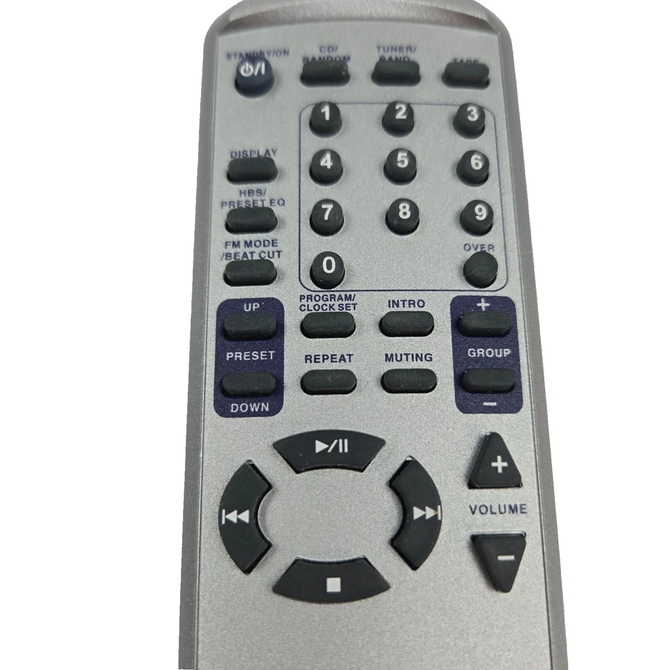JVC RM-SRCEX30A Remote Control For RC-EX30 RC-EX30B CD Portable Component System - Image 2 of 3