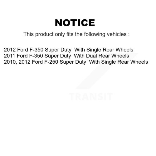 AmeriBRAKES KNF-100833 Brake Pad Sets 4-Wheel Set Front & Rear for F250 Truck - Picture 2 of 8