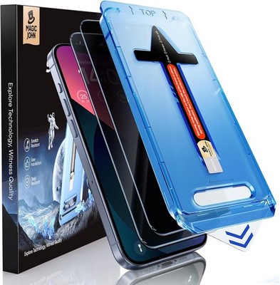 Sichtschutzfolie 2 Stück 9H bläschenfrei für iPhone 13 14 Displayschutz