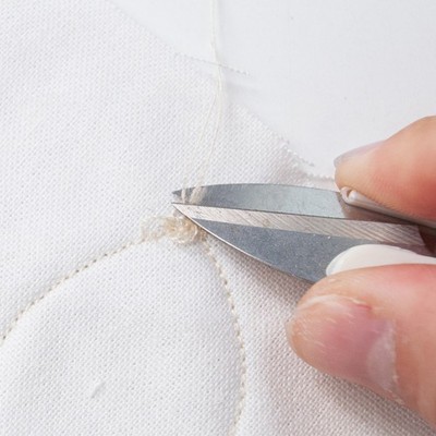 Thread Snip White Labor Saving Versatile Small Plastic Thread Snip Clipper SET