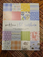 NEW PARK LANE LIL' SUNSHINE 8.5 x 11 Scrapbook Paper Pad 180 Sheets BABY NURSERY