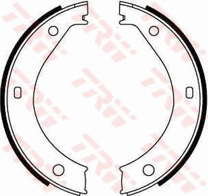 TRW GS8217 Bremsbackensatz, Feststellbremse Hinten Rechts FüR Alpina BMW-image