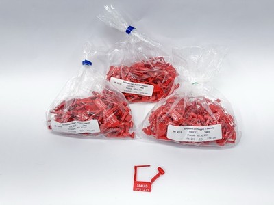 Security Padlock Tamper Evident Seal - McMaster-Carr # 19125T3 - (149pc s)