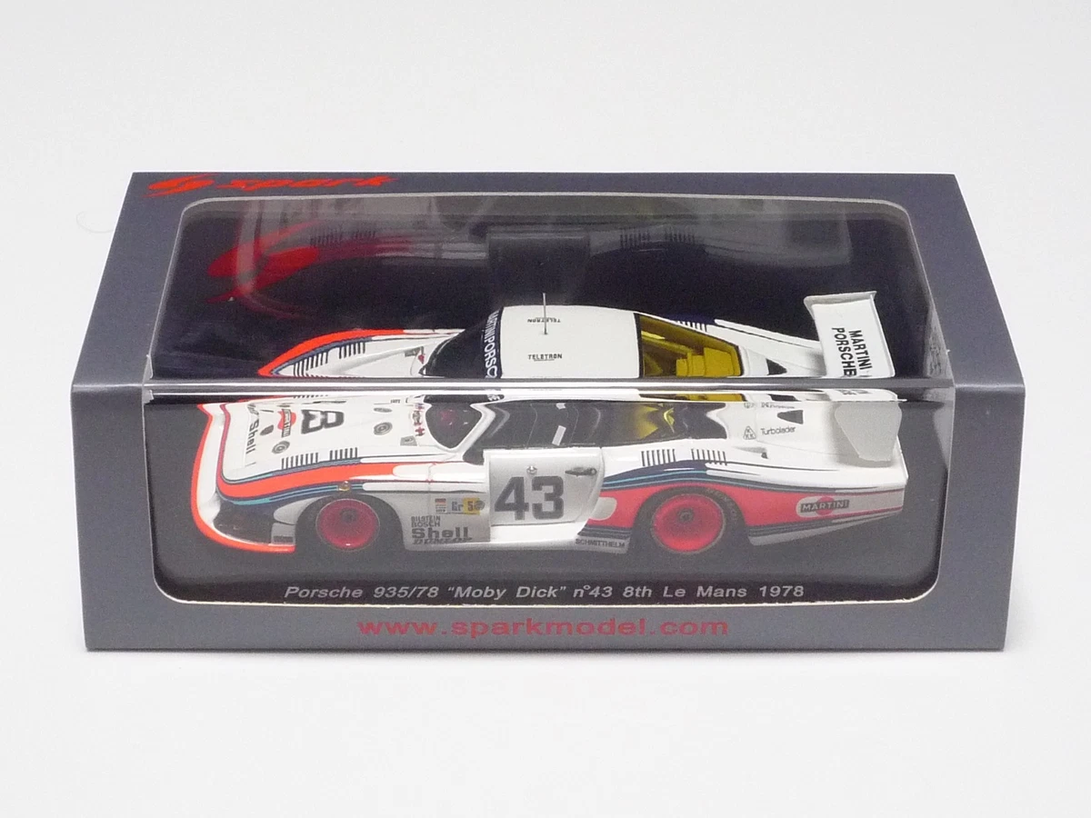 MINICHAMPS 1/43 – Porsche 935/78 Moby Dick – 24h LM 1978 – Stommelen/Schurti
