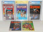 CGC Graded MARVEL Comics "1982" WOLVERINE Limited Series #1, #2, #3 Comic Books!