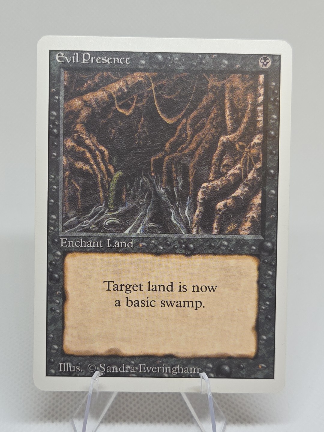 Evil Presence X1 3ED MTG Revised Edition BP1 HP