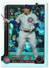 2025 Topps Update - Moises Ballesteros #US236 Rainbow Foil Cubs (RC)