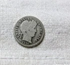 1916 P SILVER BARBER DIME