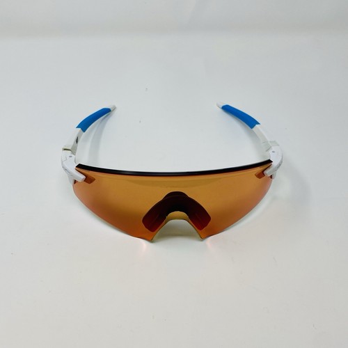Oakley Encoder Active Radfahren Laufen Sonnenbrille rosafarbene Gläser, weiß/blaues Gestell