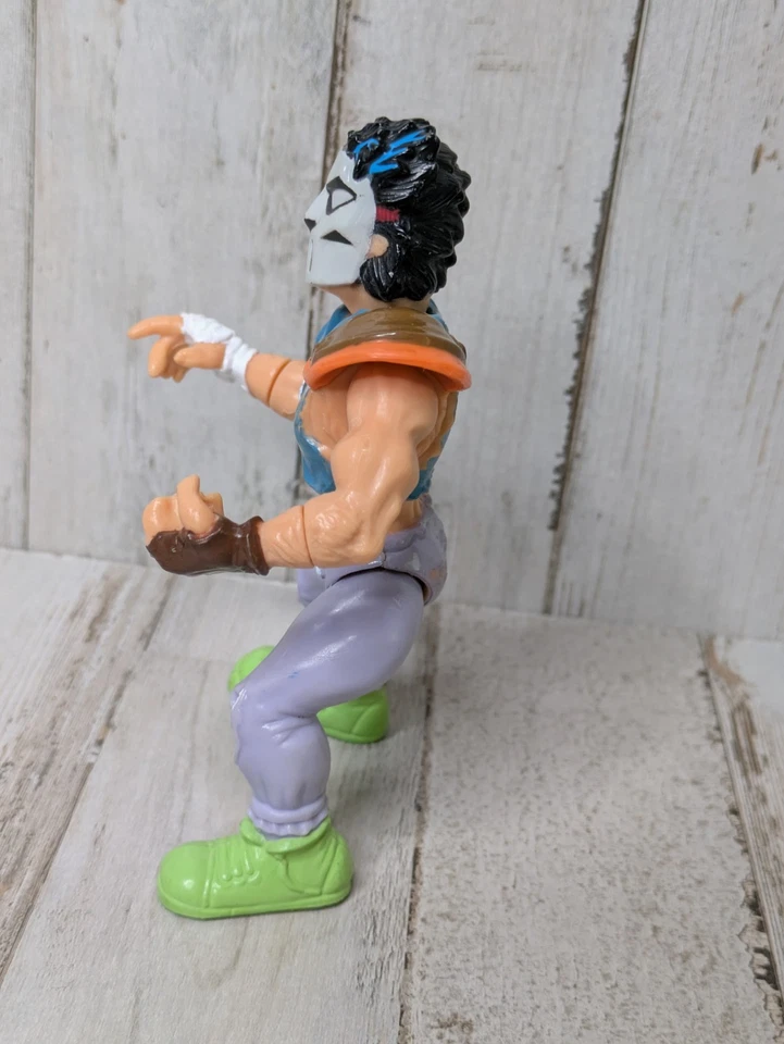 Figura de acción Playmates Casey Jones TMNT 1989 Teenage Mutant Ninja Turtles de colección Foto 2 de 4