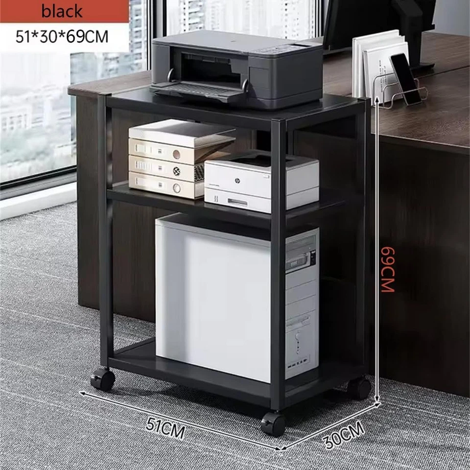 Höhenverstellbarer Computer PC Tower Ständer mit Rollen PC Ständer PC Halterung - Bild 3 von 4