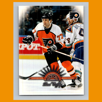 Paul Coffey #21 1997-98 Leaf Philadelphia Flyers Hockey Card NHL