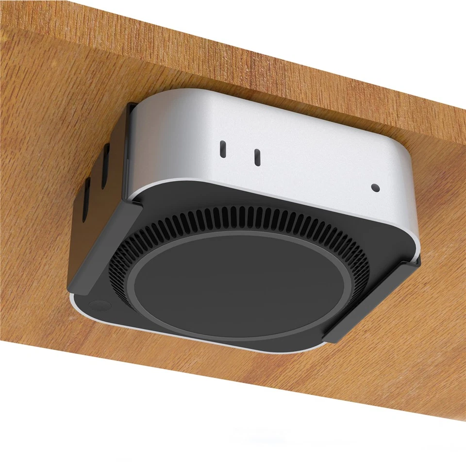 For Mac mini M4/Pro 2024 Under Desk Stand for VESA Connection Bracket Wall Mount - Image 3 of 4