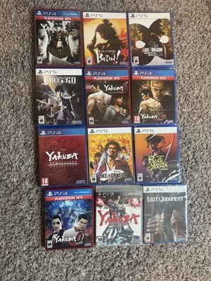 YAKUZA COMPLETE COLLECTION PS3 PS4 PS5 LOT RARE BUNDLE READ DESCRIPTION