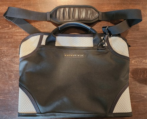 WaterField Designs SF Bags Laptop Messenger Shoulder Crossbody Black & Gray