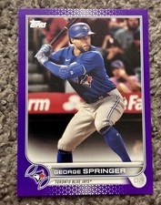 2022 Topps Series 2 - George Springer #361 Purple - Meijer Exclusive - BLUE JAYS