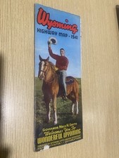 Wyoming Highway Map 1941