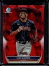 2023 Bowman Draft Sapphire Luis Guanipa Chrome Red Refractor #/5 Braves