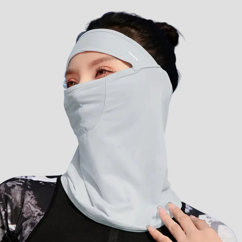 UPF 50+ Cooling Balaclava Face Mask–Sun Protection, Breathable, Lightweight Mask