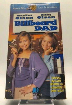 Vintage Warner Bros Ent Mary-kate And Ashley Olsen -Billboard Dad (VHS, 1998)