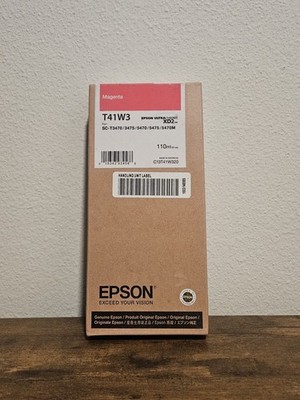 Epson T41W3 Ink 110ml - SC-T3470 / 3475 / 5470 / 5475 / 5470M -  Magenta 