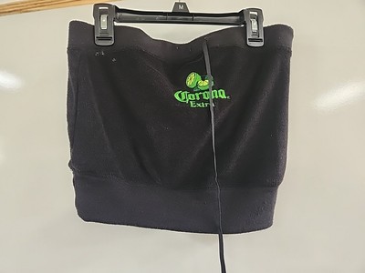Women's Corona Extra Black Tube Top Size M Medium Terry Cloth