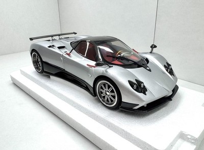 Almost Real 1:18 Pagani Zonda F 2005 Silver Diecast Car (Not Autoart, BBR, LCD)