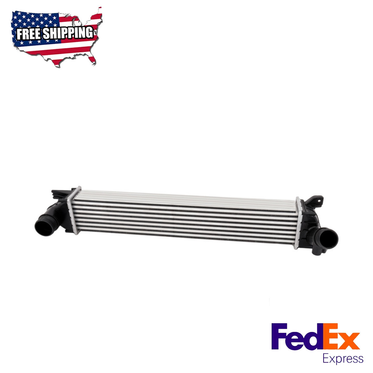 2012-2014 Ford Edge Limited SE SEL Intercooler - Natural Aluminum & Plastic