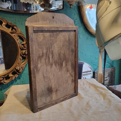 Vintage Holz Rezept Schreibkasten Küche Wandmontage Hängebrett rustikal Tablett