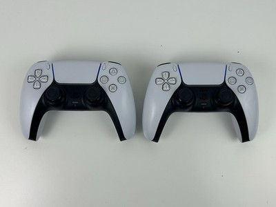 Lot of 2 - PS5 DualSense Wireless Controller White CFI-ZCT1W Pre-Owned Tested