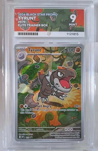 Pokemon TCG Tyrunt Black Star Promo Perfect Order Ace 9