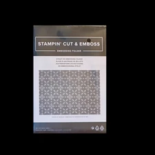 STAMPIN UP EYELET 3D EMBOSSING FOLDER NEW SEALED IN PKG
