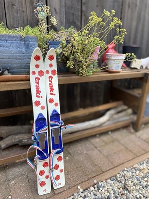 Traki 70 Kids Skis Made In Germany Fish Scale Camber