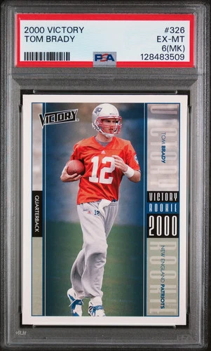 2000 Victory Tom Brady #326 MK PSA 6