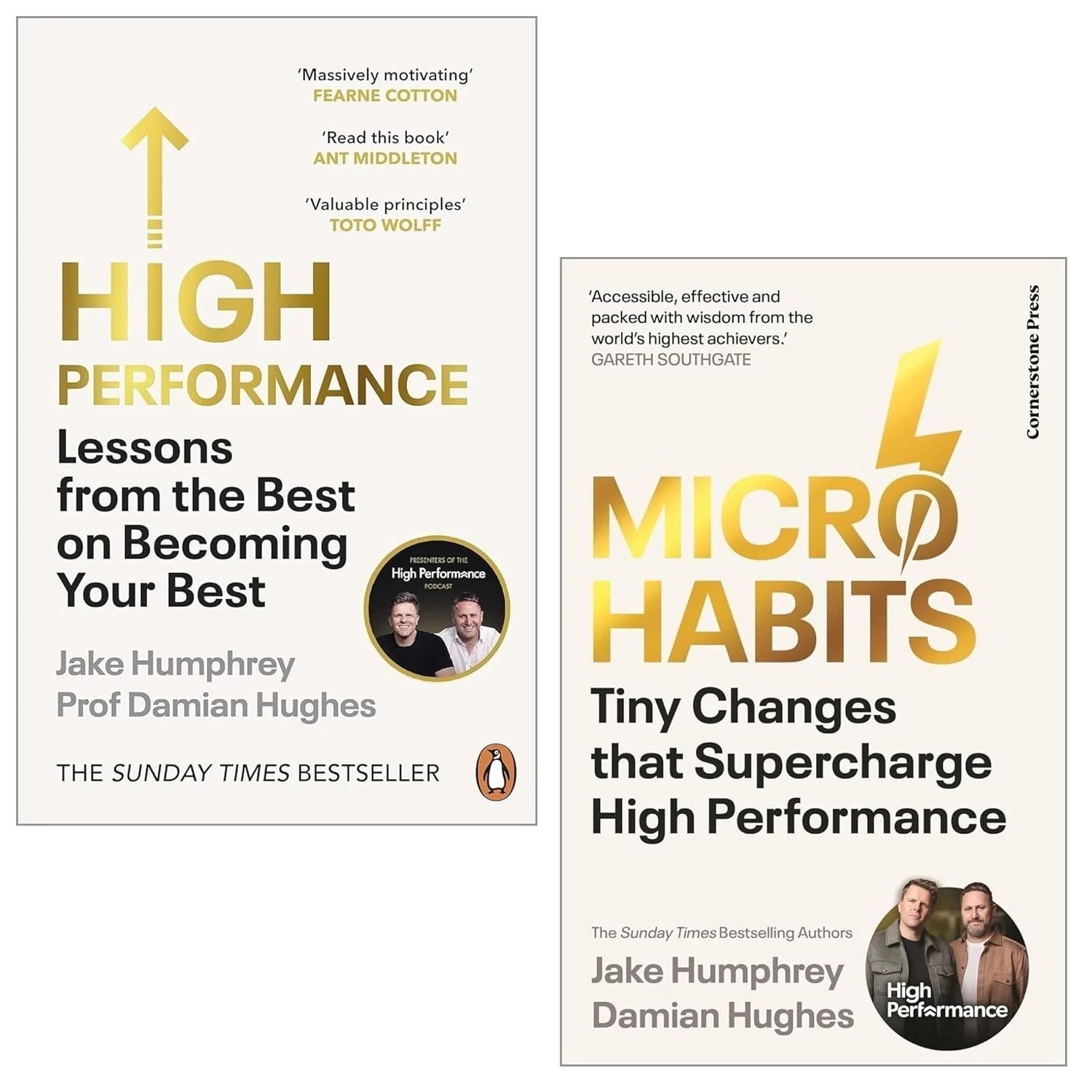 High Performance and Micro-Habits  2 Books Collection Set by Jake Humphrey