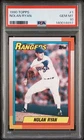 1990 Topps Nolan Ryan #1 PSA 10 GEM MT Texas Rangers HOF