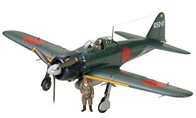 Tamiya 1/32 Aircraft Series No. 18 Japanese Navy Mitsubishi A6M Zero Type 52 Ca_