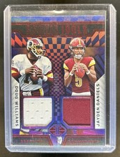 2024 Illusions Doug Williams Jayden Daniels Rookie Idols Dual Jersey Red #/199