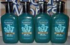 Set of 4 Bath Body Works Eucalyptus Bergamont Revitalizing Hand Soap New 9 Oz