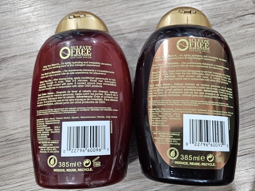 EDIZIONE LIMITATA Shampoo Ogx Vanilla Chai & Spice CON balsamo 13 once ciascuno - Foto 3 di 3