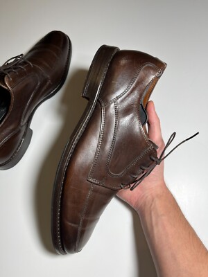 Brooks Brothers Made in USA Brown Leather Split Toe Derby  display picture 1