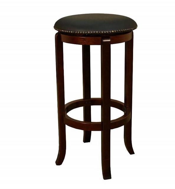 American Heritage Billiards Princess Bar Height Stool Black For
