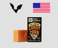 Duke Cannon Candy Corn Big Ass Brick of Soap 10oz Halloween Benefits USA Vets