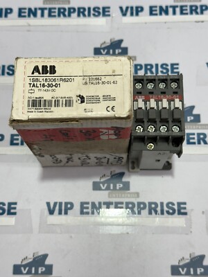 ABB TAL16-30-01 POWER CONTACTOR 77-143VDC FREE FAST SHIPPING