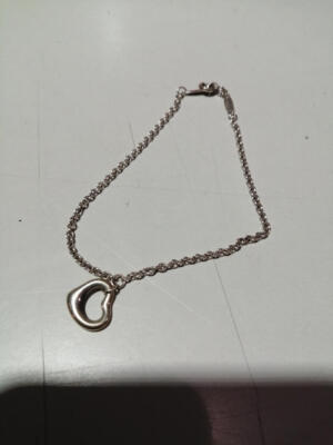 TIFFANY&CO. Open Heart Bracelet | eBay